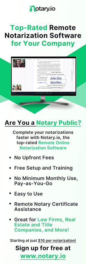 Notary.io Remove Online Notarization Software